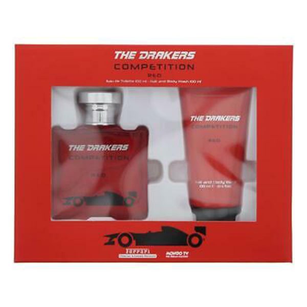 SCUDERIA FERRARI THE DRAKERS COMPETITION RED EAU DE TOILETE 100ML VAPORIZADOR + GEL DE DUCHA 100ML