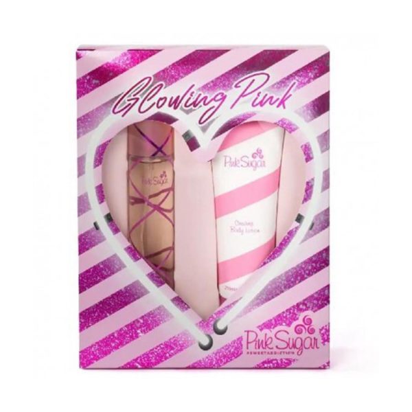 CONSUMO PINK SUGAR EAU DE TOILETTE GLOWING PINK 100ML VAPORIZADOR + CREAMY BODY LOTION 250ML