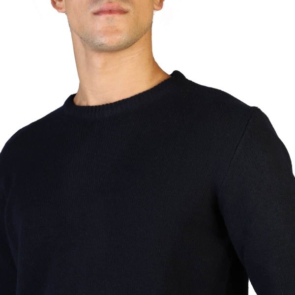 100% Cashmere Sweater C-NECK-M_500-NAVY - Image 3