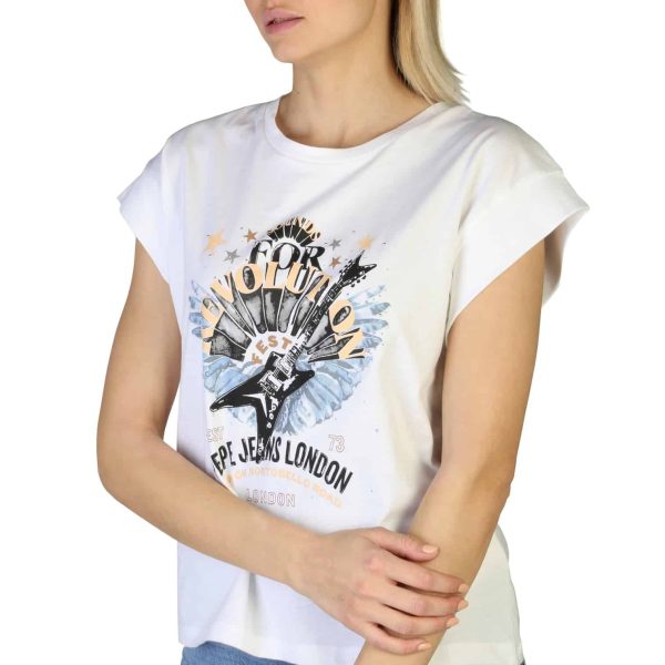 Pepe Jeans Camiseta CAROLINE_PL505158_WHITE - Image 3