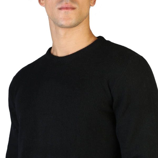 100% Cashmere Sweater C-NECK-M_900-BLACK - Image 3