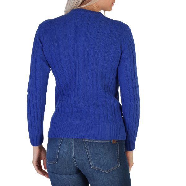 100% Cashmere Sweater DO-FF7-TRECCE_E560-BLU - Image 2