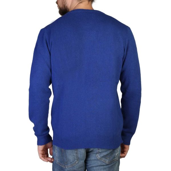 100% Cashmere Sweater C-NECK-M_560-BLUE - Image 2