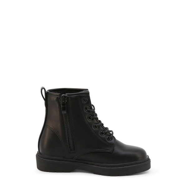 Shone Botas de cano baixo D551-001_BLACK - Image 3