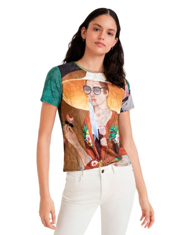 Desigual T-Shirt Mulher - 254459 - Image 2