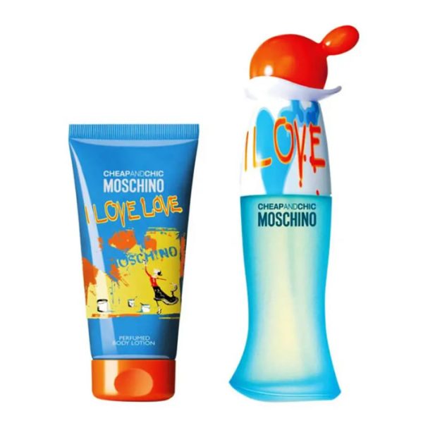 Moschino Cheap and Chic I Love Love Eau De Toilette Spray 30ml Set 2 Piezas