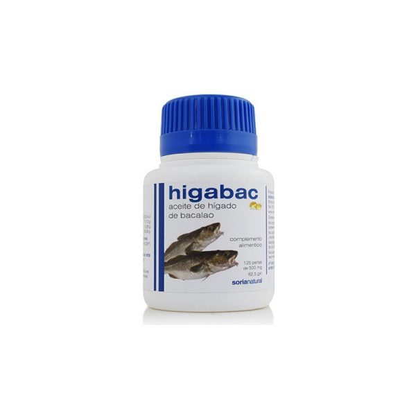 PERLAS ACEITE DE HIGADO DE BACALAO 125 P (HIGABAC)