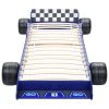 Cama carro de corrida para crianças 90x200 cm azul - 219362 - Image 3