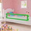 Barra de segurança p/ cama infantil 180x42cm poliéster verde - 29395