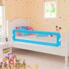 Barra de segurança p/ cama infantil 120x42cm poliéster azul - 29398