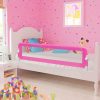 Toddler Barra de segurança para cama 150 x 42 cm rosa - 29378