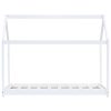 Estrutura de cama para crianças 70x140 cm pinho maciço branco - 219871 - Image 3