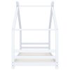 Estrutura de cama para crianças 90x200 cm pinho maciço branco - 217805 - Image 3