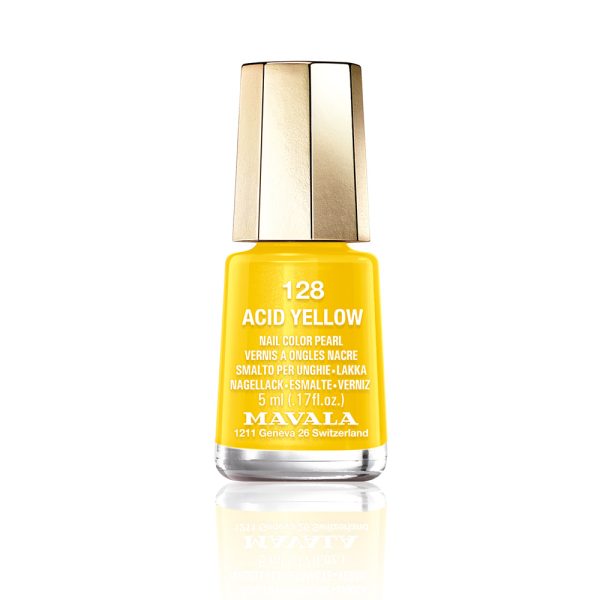 MAVALA NAIL COLOR #128-acid yellow 5 ml