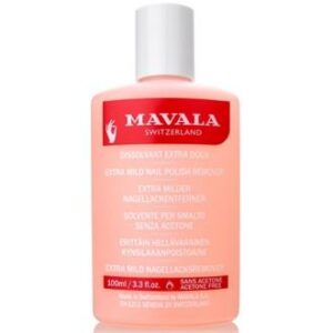MAVALA REMOVEDOR DE VERNIZ ROSA sem acetona 100ml.