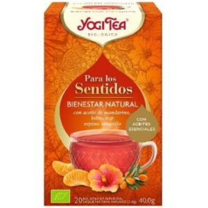 YOGI TEA BEM-ESTAR NATURA para os sentidos 20inf.