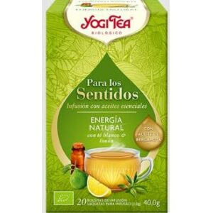 YOGI TEA ENERGIA NATURAL para os sentidos 20inf.