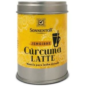CURCUMA LATTE GINGER LEITE dourada lata 60gr. BIO
