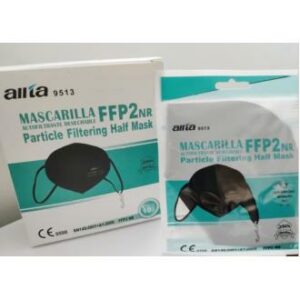 MÁSCARA REUTILIZÁVEL FFP2 ALLTA envase indi CE0598 PRETA 10u