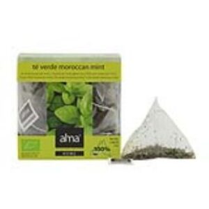 CHÁ VERDE MOROCCAN MINT infusão 15piramide ECO