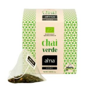 CHÁ VERDE CHAI infusão 15piramides. ECO VEGAN