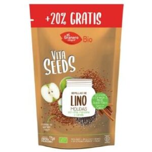 VITASEEDS sementes de linhaça, chia, maçã 200gr. BIO