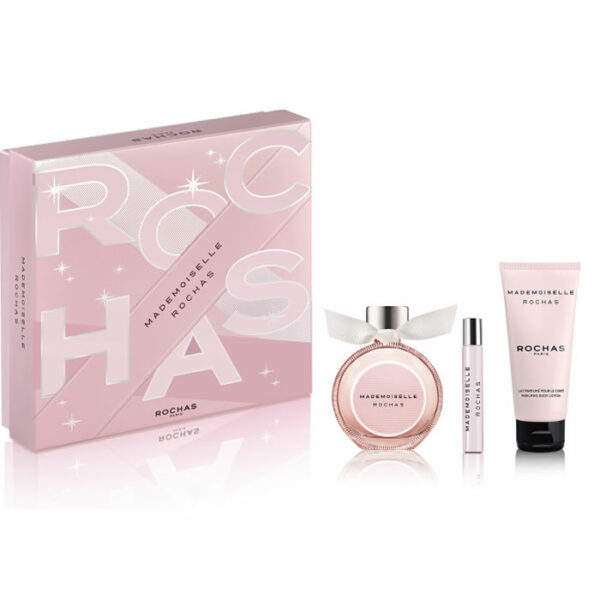 Rochas Mademoiselle Eau De Perfume Spray 90ml Set 3 Piezas