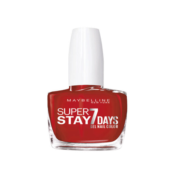 Maybelline Superstay 7 Días Tono 008 Red Pintauñas Larga Duración Efecto Gel Color Rojo