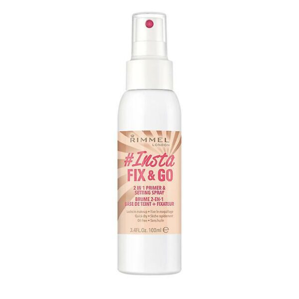Rimmel London Lasting Finish Fix y Go 2 In 1 Primer and Setting Spray 100