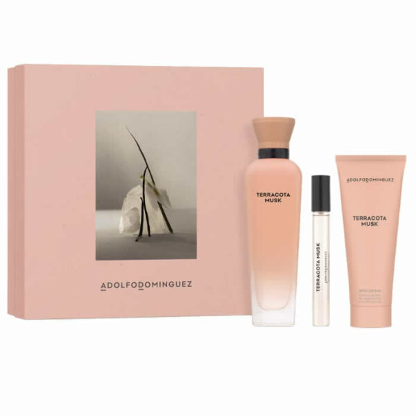 AD Terracota Musk Eau De Parfum Spray 120ml Set 3 Piezas