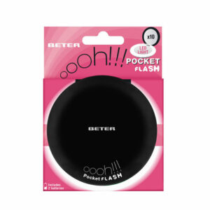 Beter Ohh! Pocket Flash Con Luz Y Aumento x10 Negro
