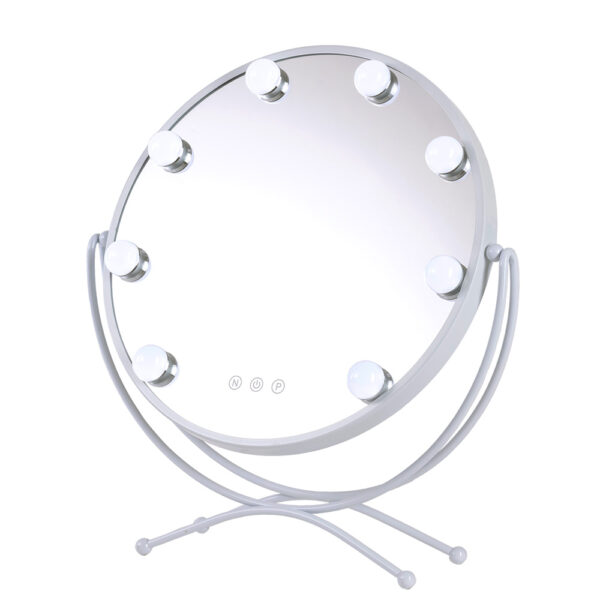 Espelho de Maquiagem Iluminado LED 4200ºk 48X43Cm Branco40.000H [Sun-Krs-430-W]