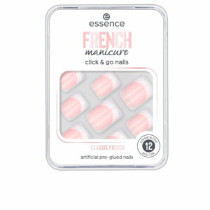 FRENCH manicure click & go nails uñas artificiales #01-classic french