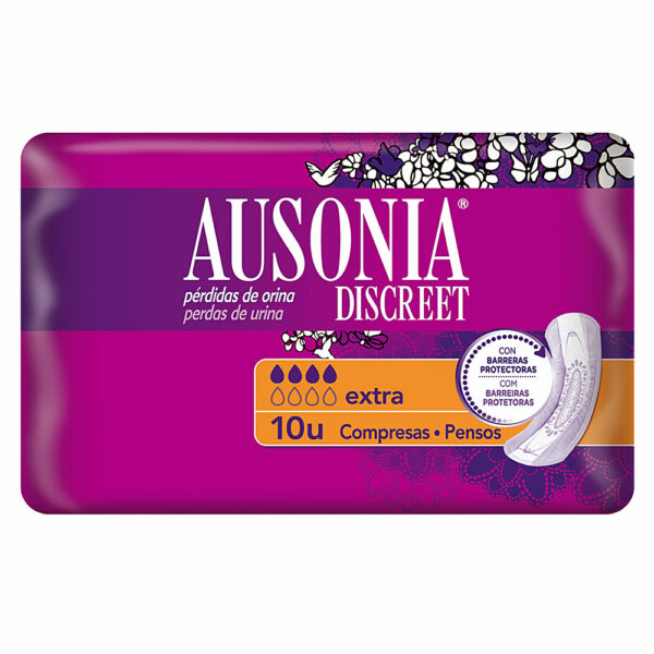 DISCREET compresas incontinencia extra 10 u