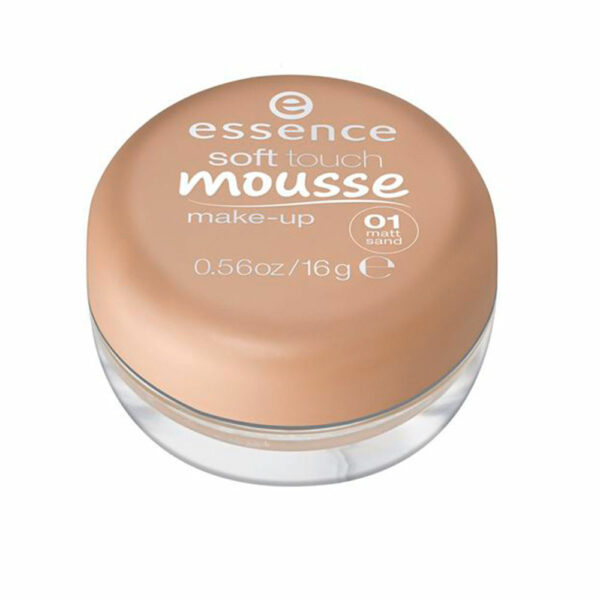 Maquiagem mousse SOFT TOUCH #01-areia mate 16 gr