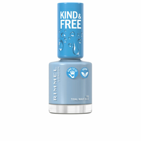 KIND & FREE nail polish #152-tidal wave blue