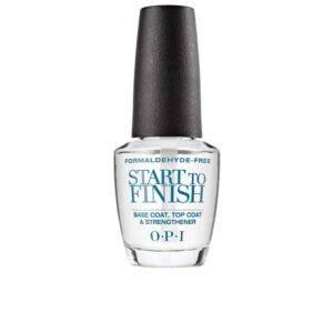 START TO FINISH base coat, top coat&strengthener 15 ml