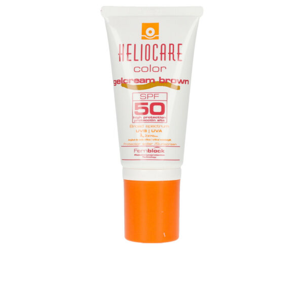 Protetor solar HELIOCARE COLOR com gel creme cor FPS50 #marrom 50 ml