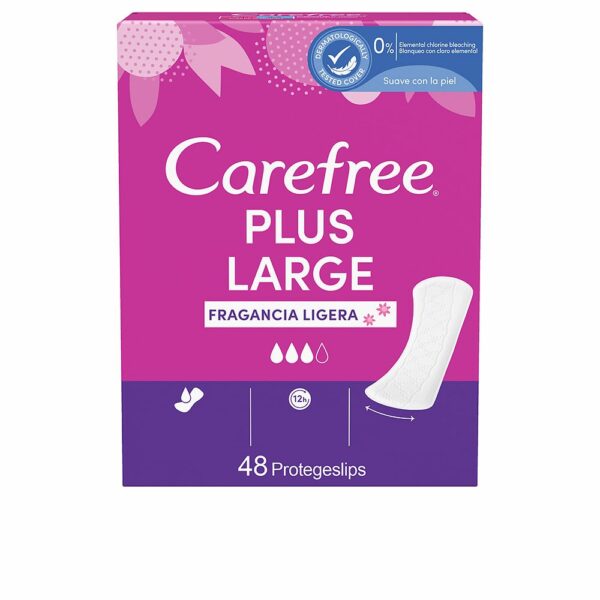 Fragrância leve protetora CAREFREE PLUS LARGE 48 u