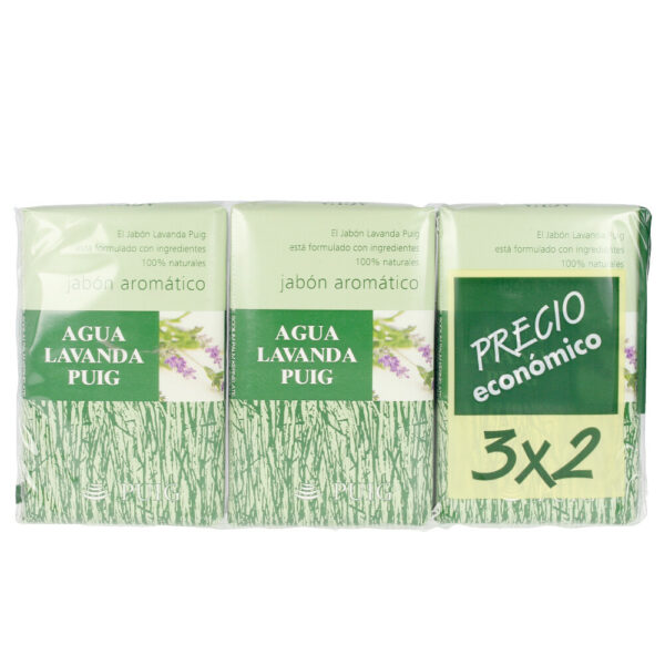 AGUA LAVANDA PUIG JABON coffret 3 pz