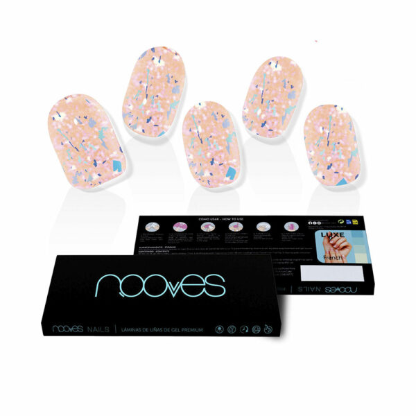 UNHAS DE GEL galettes pêssego premium luxo #metallic 20u