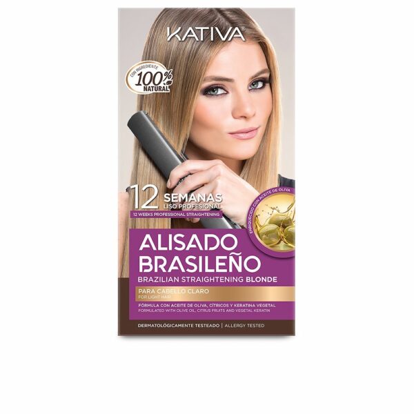 KATIVA PROFESIONAL ALISADO BRASILENO PRO BLONDE coffret 6 pz