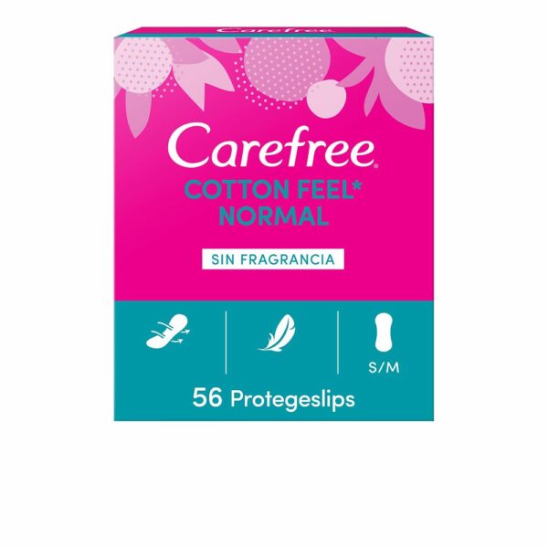 Protetor CAREFREE COTTON sem fragrância 56 u