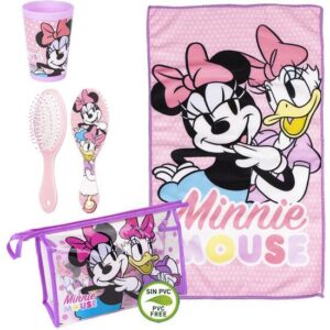 NECESER ASEO VIAJE ACCESORIOS MINNIE PINK