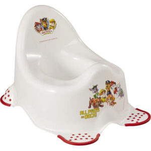 ORINAL INFANTIL PAW PATROL, A PARTIR DE 18 MESES HASTA APROX. 3 AÑOS, ANTIDESLIZANTE, COLOR BLANCO