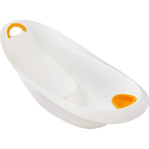BAÑERA ERGONÓMICA CON ASAS SUAVES WINNIE POOH, TAPÓN Y ASIENTO ANATÓMICO, DE 0 A 6 MESES, NATALIA, BLANCO