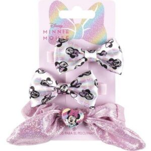 ACCESORIOS PELO LAZOS 3 PIEZAS MINNIE SIN COLOR