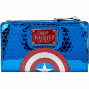 CARTERA METALLIC CAPITAN AMERICA MARVEL LOUNGEFLY