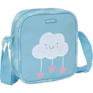 BOLSITO BANDOLERA FÁCIL LIMPIEZA SAFTA PREESCOLAR "NUBE"