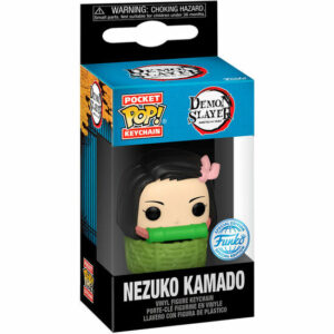 LLAVERO POCKET POP DEMON SLAYER KIMETSU NO YAIBA NEZUKO KAMADO EXCLUSIVO